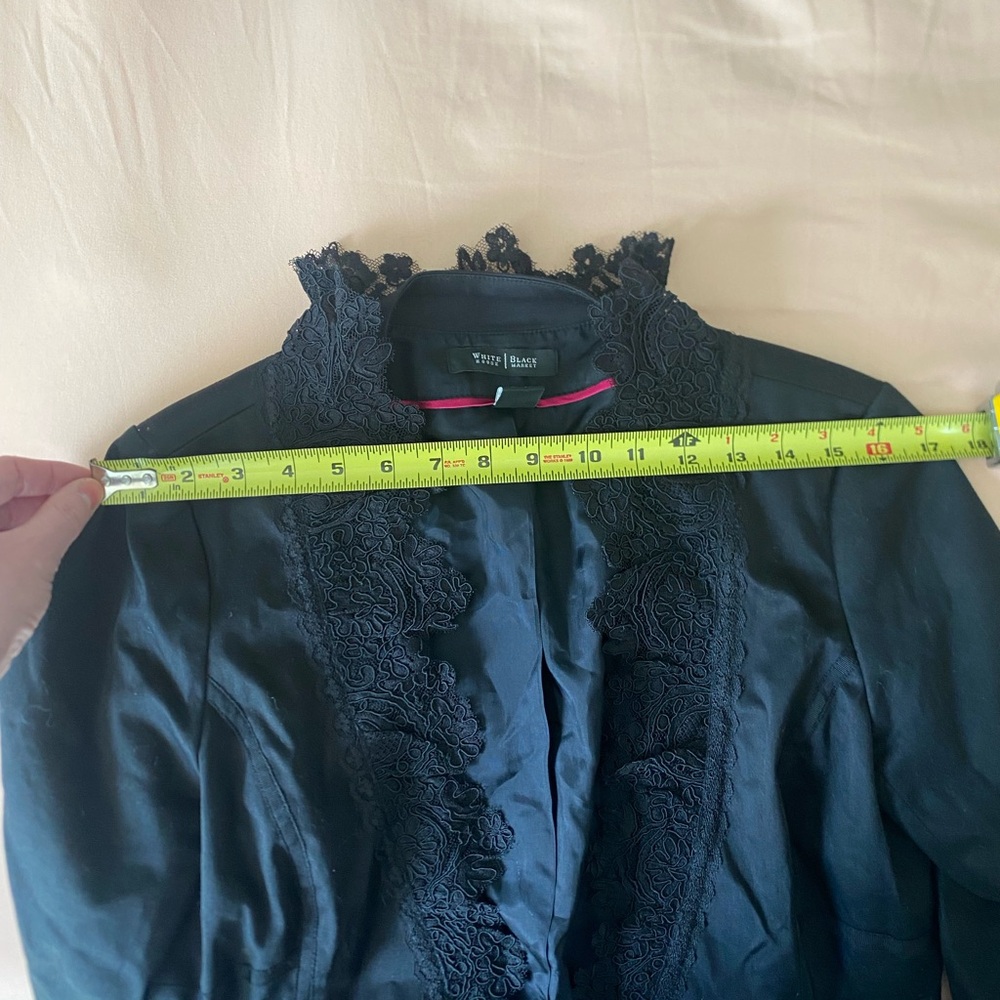 White House Black Market Military Style structured blazer - Picture 8 of 8